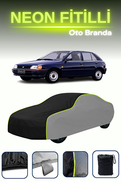 Cemku Shade رمادي-أسود-رمادي [Toyota Starlet 5 أبواب 1990 - 1996] مشمع سيارة ...