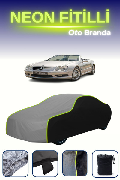 Cemku Fast أسود-رمادي-أسود [Mercedes Sl 55 Amg (R230) 2002 - 2006] مشمع سيارة...