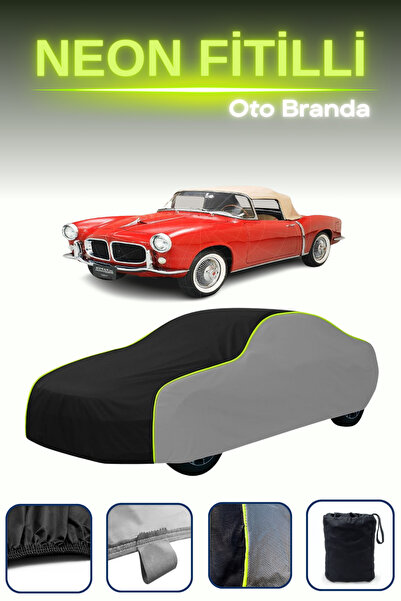 Cemku Shade رمادي-أسود-رمادي [فيات 1100 تي في سبايدر 1955 - 1960] قماش مشمع س...