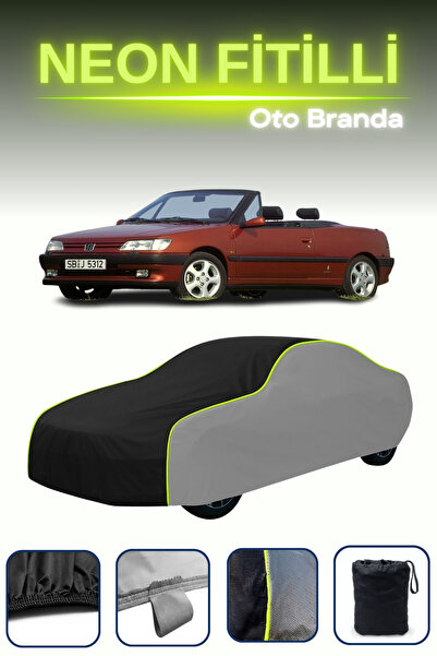 Cemku Shade رمادي-أسود-رمادي [بيجو 306 كابريوليه 1997 - 2003] مشمع سيارة متوا...