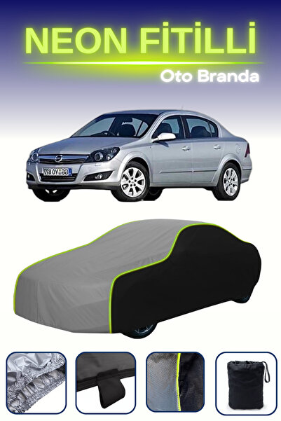 Cemku Fast أسود-رمادي-أسود [أوبل أسترا سيدان] مشمع سيارة متوافق مع حبال النيو...