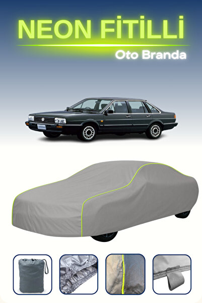 Cemku Shine رمادي [فولكس فاجن سانتانا 1982 - 1985] مشمع سيارة متوافق مع حبال النيون، مقاوم للماء والغبار