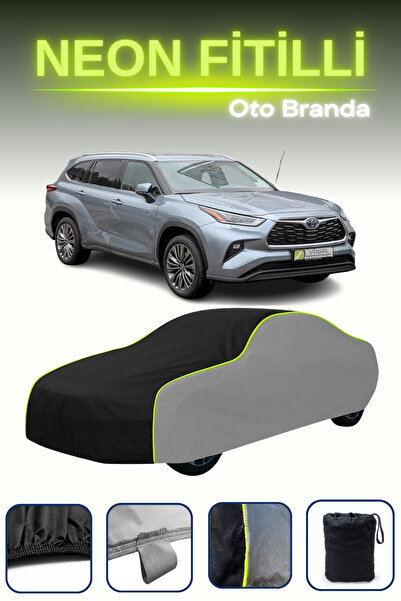 Cemku Shade رمادي-أسود-رمادي [تويوتا هايلاندر / كلوجر 2019 - 2021] مشمع سيارة متوافق مع النيون