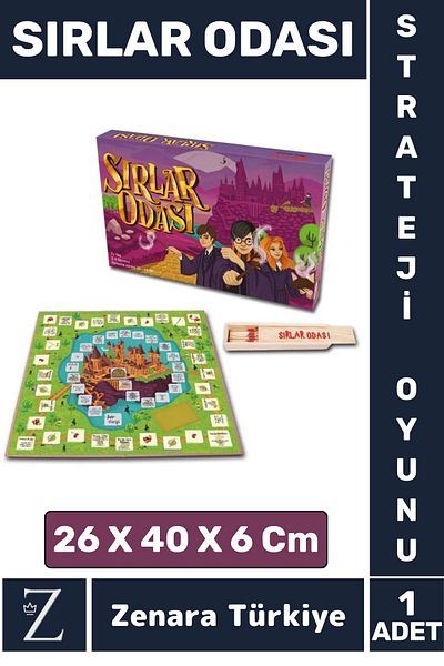 Zenara Premium Fun Educational Intelligence Strategy Skill Developer Family Group Box Game Team Room of Secrets