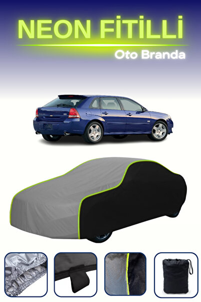 Cemku Fast أسود-رمادي-أسود [شيفروليه ماليبو ماكس] مشمع سيارة متوافق مع حبال ا...