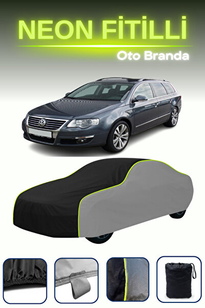 Cemku Shade رمادي-أسود-رمادي [فولكس فاجن باسات 2005 - 2010] قماش مشمع سيارة ن...