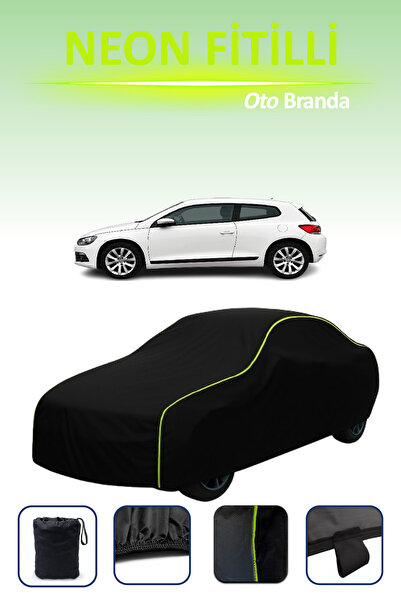 Cemku Cool أسود [فولكس فاجن شيروكو 2008 - 2014] مشمع سيارة متوافق مع حبال الن...