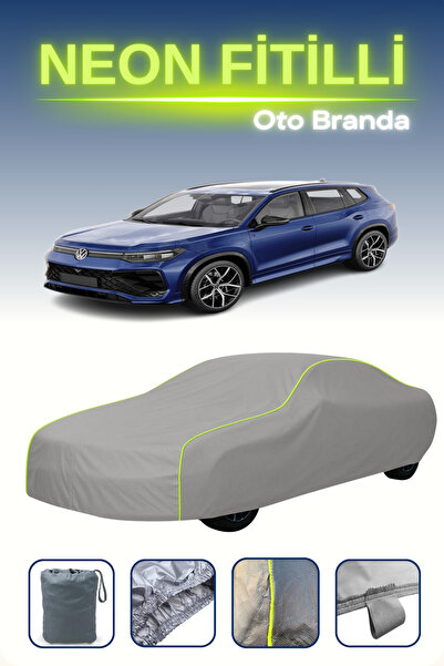 Cemku Shine رمادي [فولكس فاجن تايرون] متوافق مع القماش المشمع للسيارة، مقاوم للماء والغبار