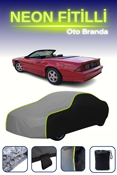 Cemku Fast أسود-رمادي-أسود [شيفروليه كامارو 3 المكشوفة] مشمع سيارة متوافق مع ...