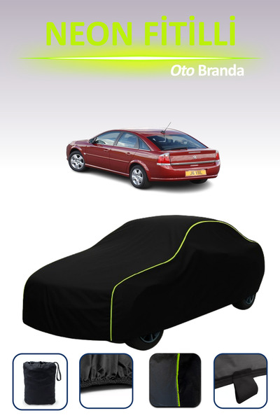 Cemku Cool أسود [أوبل فيكترا هاتشباك 2005 - 2008] مشمع سيارة متوافق مع حبال ا...