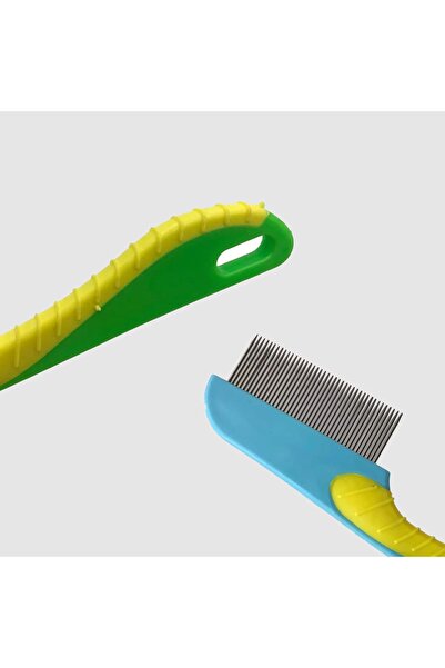 LA PERLA TECH Flea Comb for Dogs and Cats, Pet Lice Comb Fine Tooth Grooming Tool for Removing Tear multicolor
