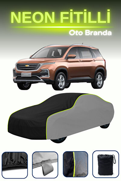 Cemku Shade رمادي-أسود-رمادي [شيفروليه كابتيفا 1] مشمع سيارة متوافق مع حبال ا...