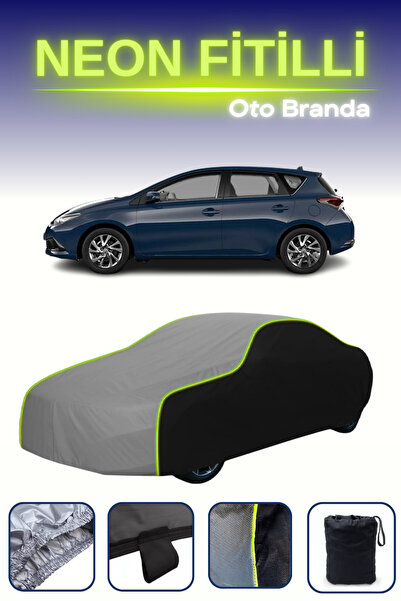 Cemku Fast أسود-رمادي-أسود [تويوتا أوريس 5 أبواب 2015 - 2018] مشمع سيارة متوا...