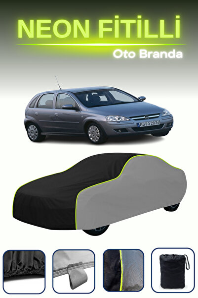 Cemku Shade رمادي-أسود-رمادي [أوبل كورسا 5-أبواب 2001 - 2006] قماش سيارة نيون متوافق مع قماش السيارة المجهز