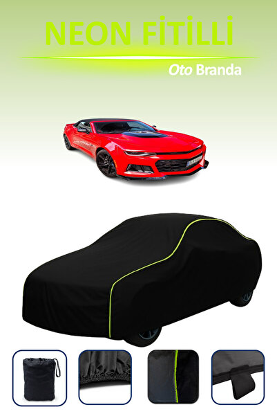 Cemku Cool أسود [شيفروليه كامارو كابريوليه 2016 - 2018] مشمع سيارة مضلع نيون،...