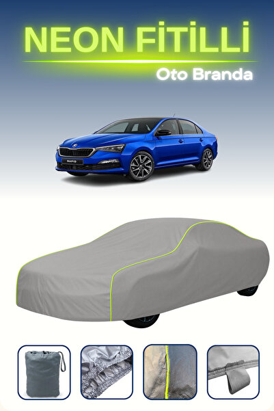 Cemku Shine رمادي [سكودا رابيد (غير أوروبية) 2011 - 2021] مشمع سيارة متوافق م...