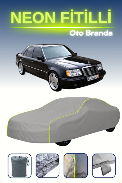 Cemku Shine رمادي [Mercedes-Benz W124] مشمع سيارة متوافق مع حبال النيون، مقاو...