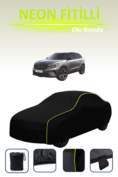 Cemku Cool أسود [رينو أوسترال] متوافق مع غطاء السيارة المضلع النيون، مقاوم لل...