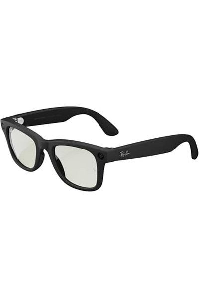 Ray-Ban Meta Ray-Ban - Smart Glasses - Wayfarer Large - Matte Black/Clear to G-15 Green Transitions