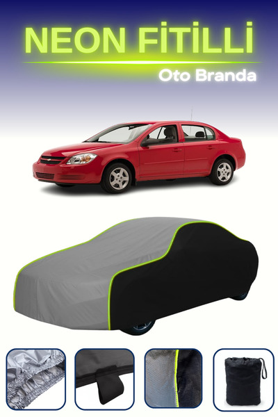 Cemku Fast أسود-رمادي-أسود [شيفروليه كوبالت سيدان 2004 - 2007] مشمع سيارة متو...