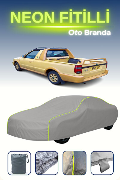 Cemku Shine رمادي [Skoda Felicia 1 Fun] مشمع سيارة متوافق مع حبال النيون، مقا...