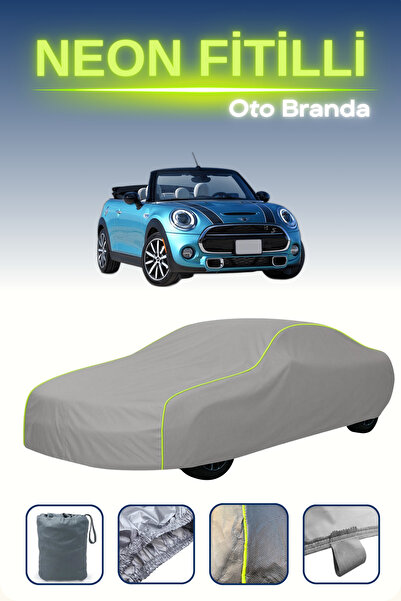 Cemku Shine رمادي [ميني كوبر كونفيرتبل] متوافق مع مشمع السيارة المضلع النيون،...