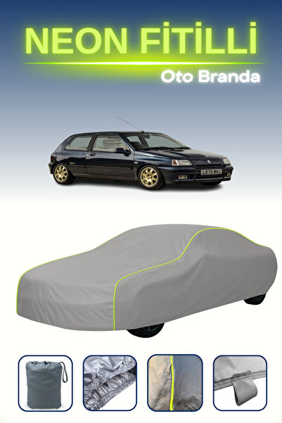 Cemku Shine رمادي [رينو كليو ويليامز 1993 - 1996] مشمع سيارة متوافق مع النيون، مقاوم للماء والغبار