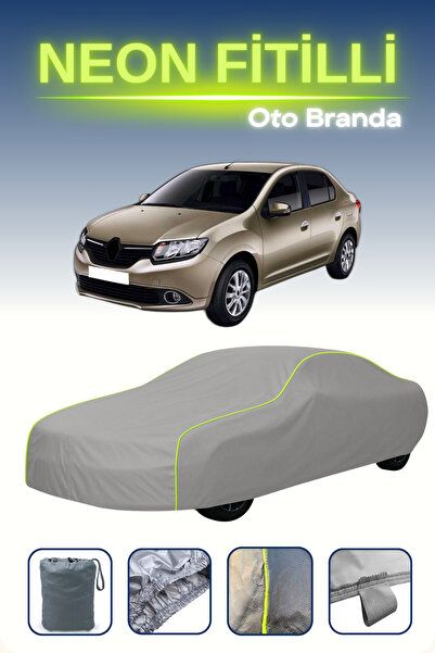 Cemku Shine رمادي [رينو سيمبول سيدان] مشمع سيارة متوافق مع حبال النيون، مقاوم...