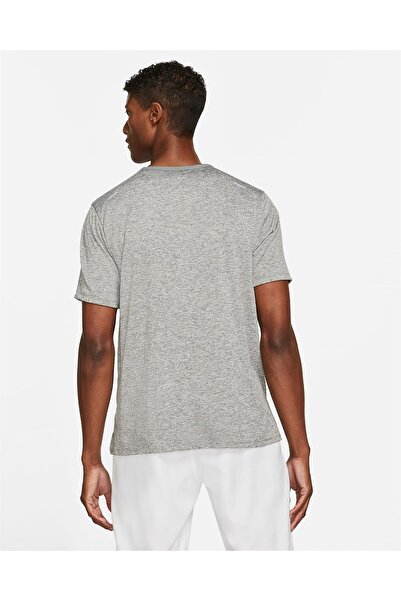 Nike M Nk Df Rıse 365 Ss Чоловіча сіра футболка - CZ9184-084