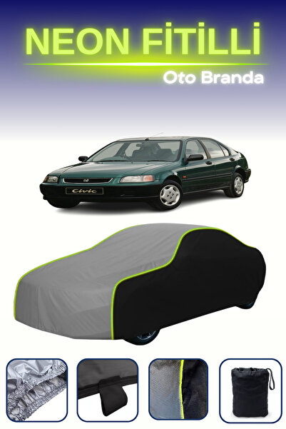 Cemku Fast أسود-رمادي-أسود [هوندا سيفيك 5 أبواب 1995 - 1997] مشمع سيارة متواف...