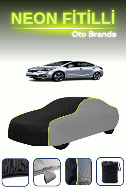 Cemku Shade رمادي-أسود-رمادي [كيا سيراتو/فورتي 2013 - 2021] قماش مشمع سيارة ن...