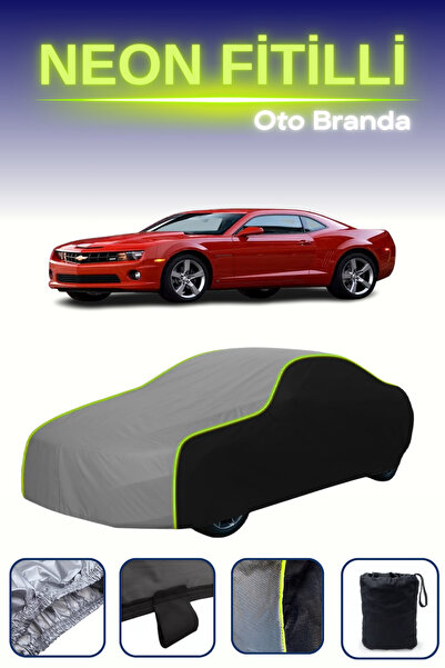 Cemku Fast أسود-رمادي-أسود [شيفروليه كامارو Ss 2010 - 2013] مشمع سيارة متوافق...