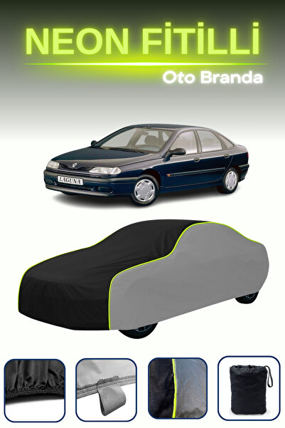 Cemku Shade رمادي-أسود-رمادي [رينو لاجونا 1994 - 1998] غطاء سيارة متوافق مع ح...