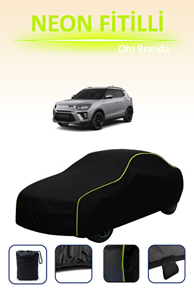 Cemku Cool أسود [سانج يونج تيفولي] متوافق مع غطاء السيارة المقاوم للماء والغبار