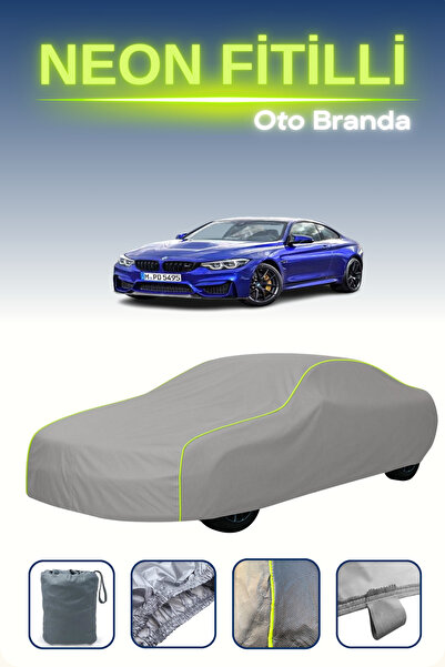 Cemku Shine رمادي [Bmw M4 Cs 2017 - 2021] مشمع سيارة متوافق مع حبال النيون، م...