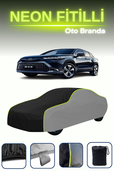 Cemku Shade رمادي-أسود-رمادي [Toyota Frontlander] مشمع سيارة متوافق مع حبال ا...