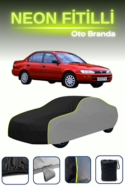 Cemku Shade رمادي-أسود-رمادي [تويوتا كورولا سيدان 1992 - 1997] مشمع سيارة متو...