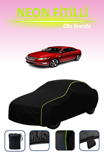 Cemku Cool Black [Ford Taurus Sho 2009 - 2021] Compatible Neon Corded Car Tar...