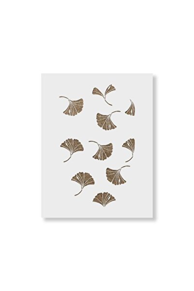 OEM Sablon Perete vopsire, tencuiala 900x600x0.7mm Ginkgo Refolosibil, model MXSP7072