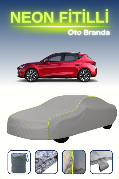 Cemku Shine رمادي [سيات ليون هاتشباك] متوافق مع مشمع السيارة المضلع النيون، م...