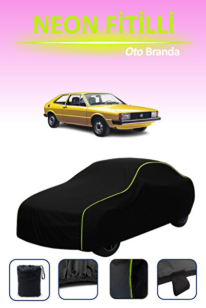 Cemku Cool أسود [فولكس فاجن شيروكو 1977 - 1981] مشمع سيارة متوافق مع حبال الن...