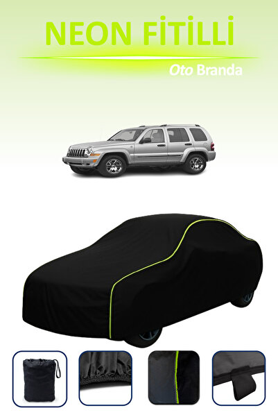 Cemku Cool أسود [جيب شيروكي/ليبرتي 2005 - 2007] مشمع سيارة متوافق مع حبال الن...