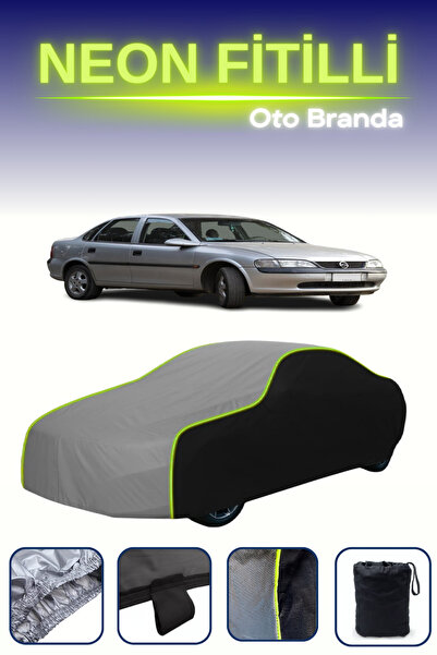 Cemku Fast أسود-رمادي-أسود [شيفروليه فيكترا] مشمع سيارة متوافق مع النيون، مقا...