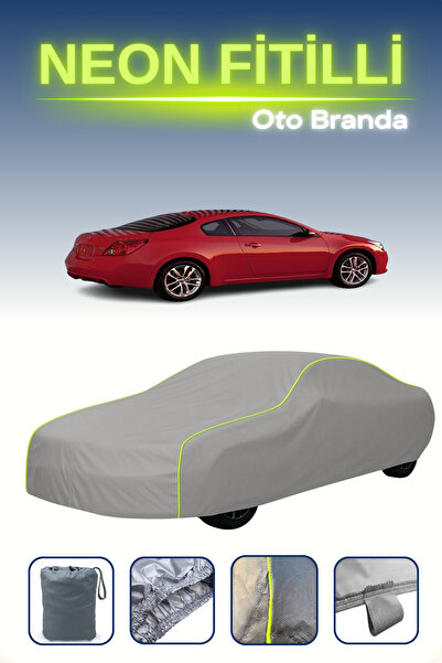 Cemku Shine رمادي [نيسان ألتيما كوبيه 2012 - 2021] مشمع سيارة متوافق مع حبال ...