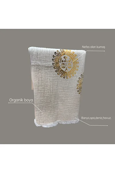 Zera One Hundred Percent Cotton Peshtemal Bath Towel 190X90 cm