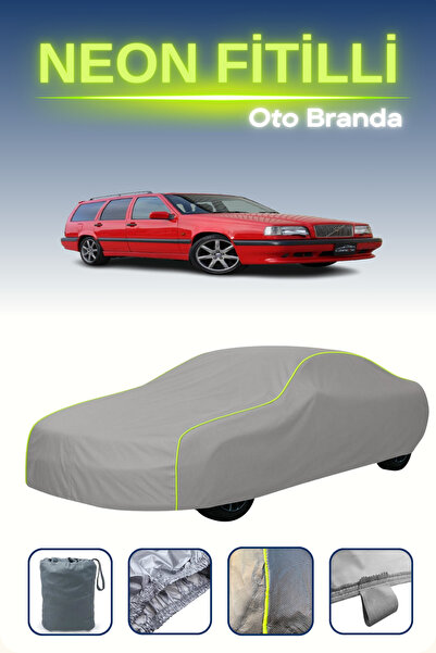 Cemku Shine رمادي [Volvo 850 Estate R 1994 - 1996] مشمع سيارة متوافق مع حبال ...