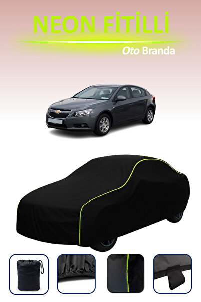 Cemku Cool أسود [شيفروليه كروز 2009 - 2016] مشمع سيارة متوافق مع حبال النيون،...