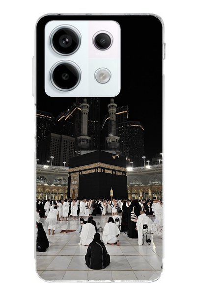 TechTree Redmi Note 13 Pro 5g Compatible Kaaba Umrah Transparent Silicone Case