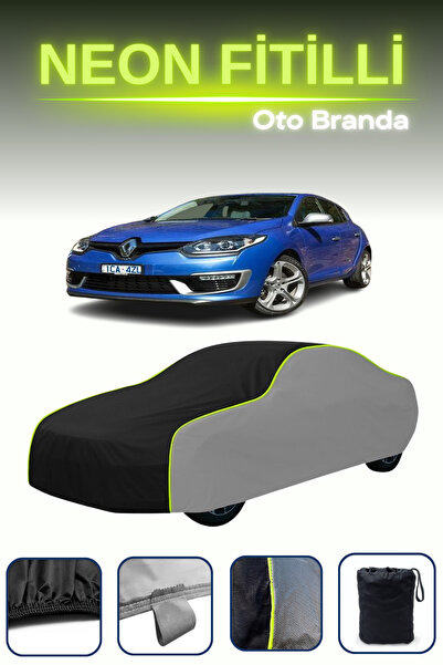 Cemku Shade رمادي-أسود-رمادي [رينو ميجان جي تي 5 أبواب 2013 - 2015] مشمع سيار...