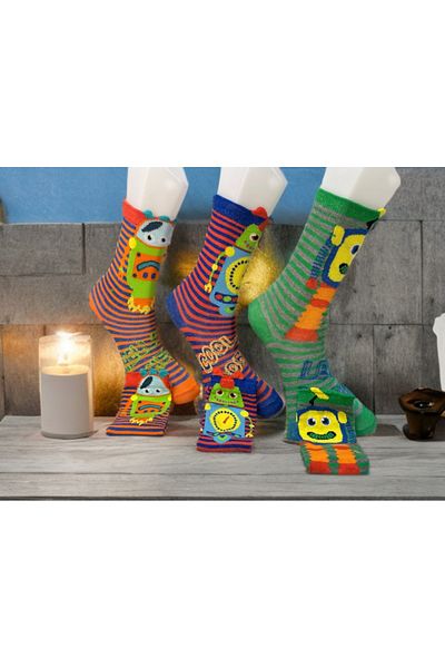 LAV SOCKS 3-Piece Boy's Sock Socks (3 Dimensions)